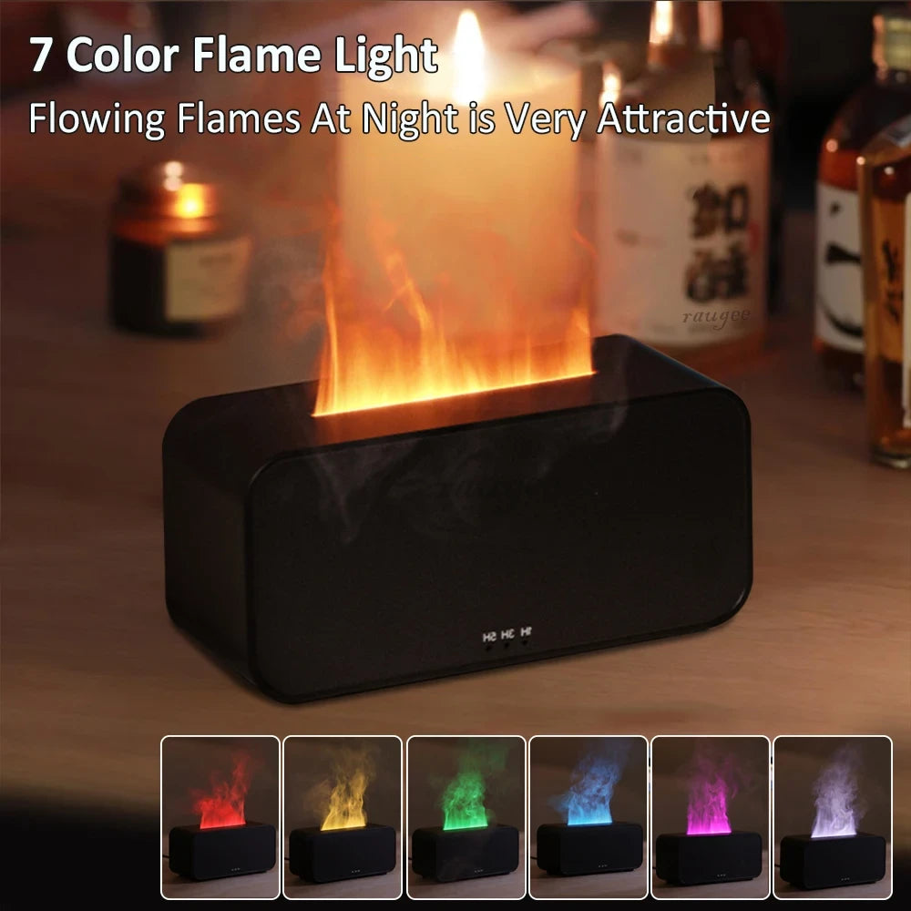 Difusor de Aromas con Luz de Llama