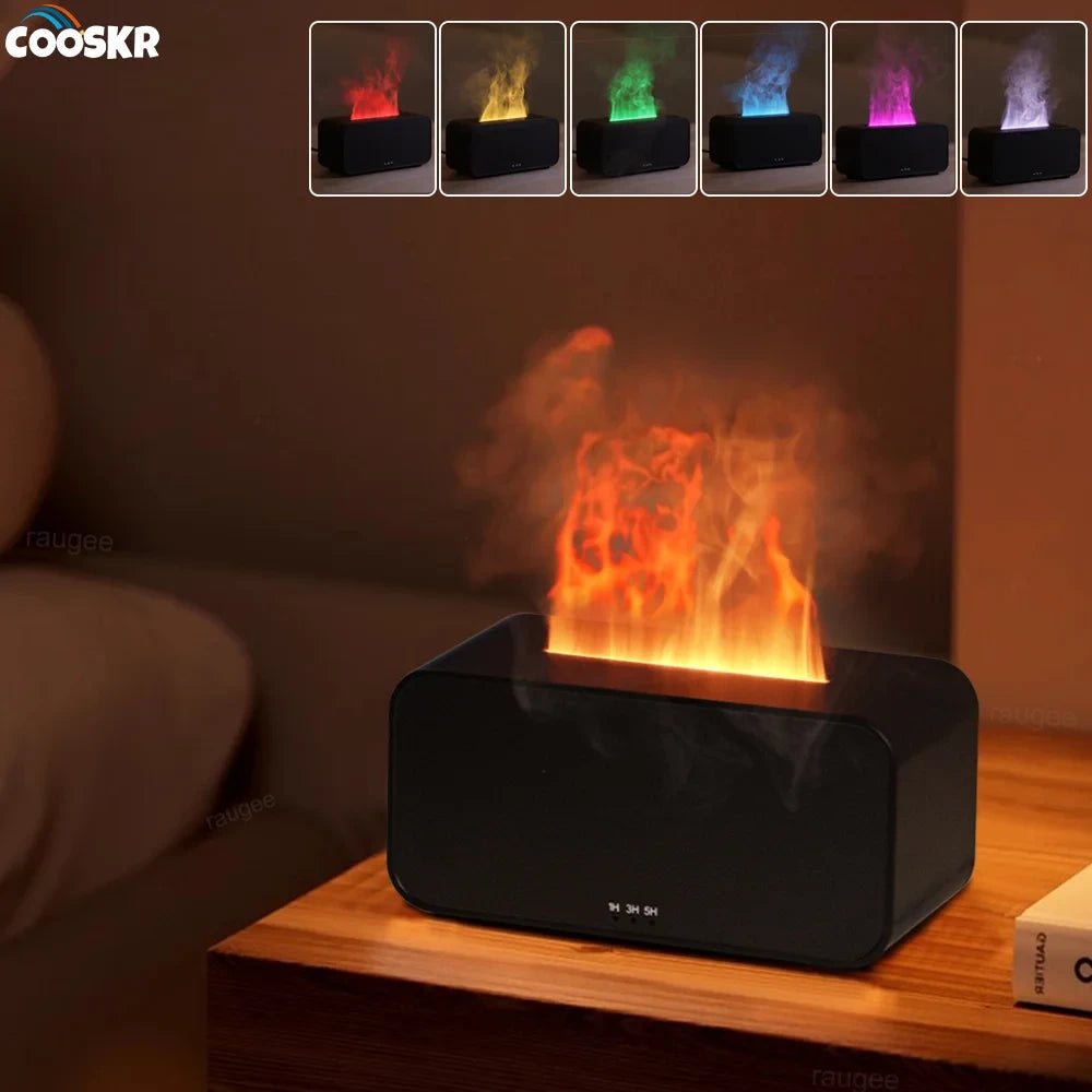Difusor de Aromas con Luz de Llama