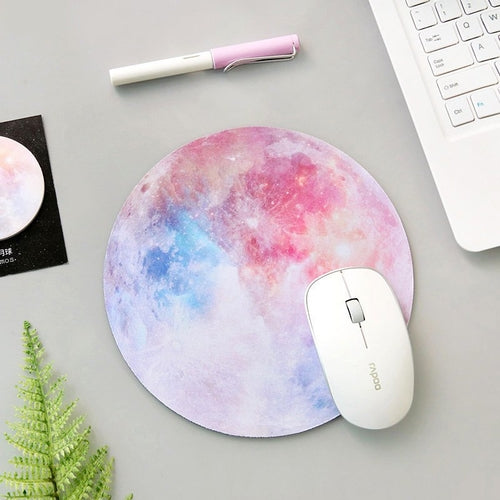 galaxi moon mouse pad