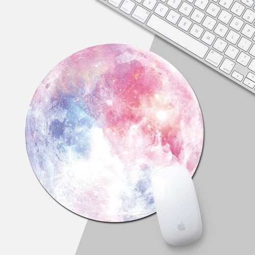galaxi moon mouse pad