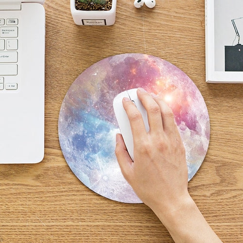 galaxi moon mouse pad