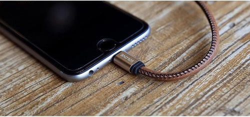 Leather Lightning Android Type-C Micro USB Cable